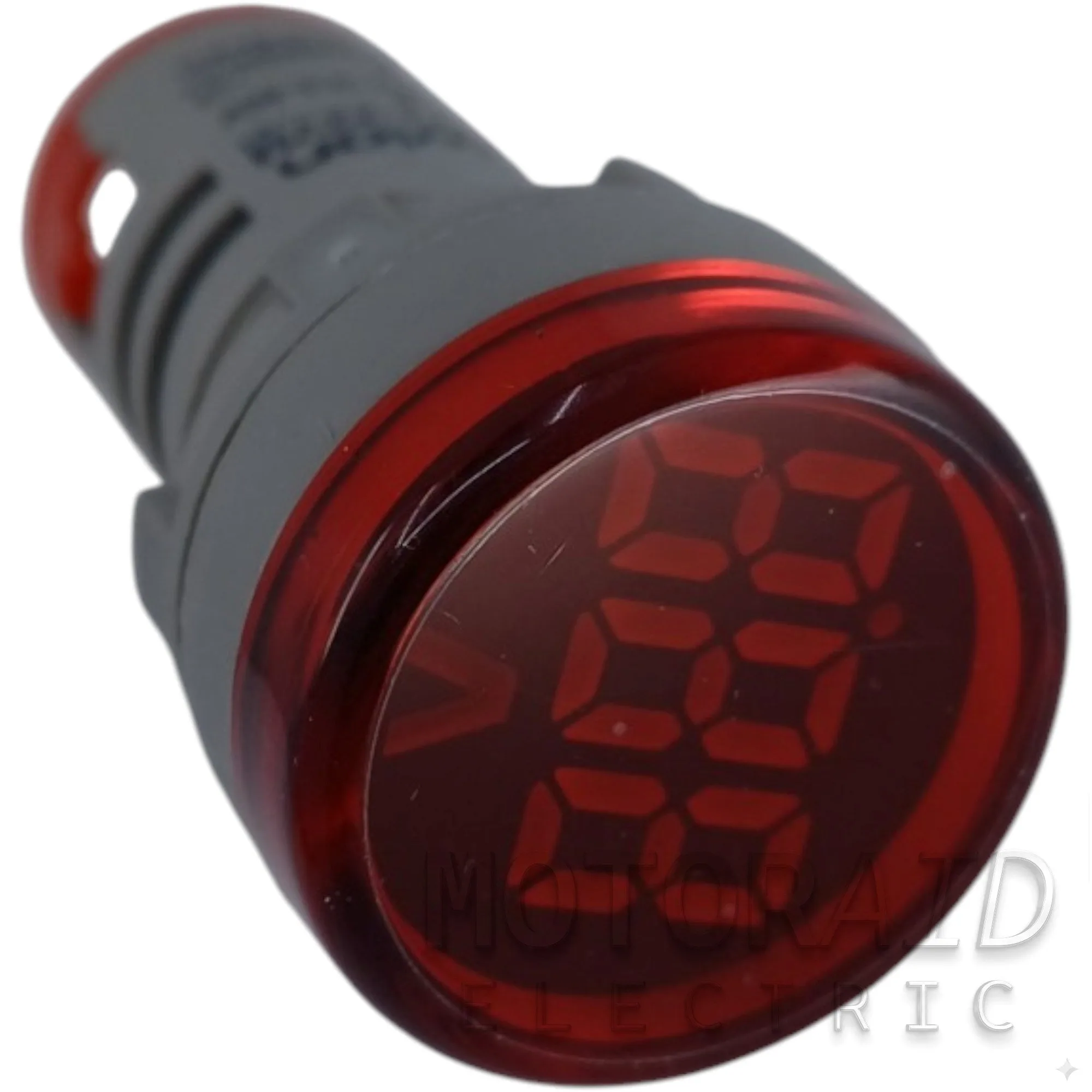 12V 24V (5V-60V) DC Dijital Voltmetre 22mm Yuvarlak Panel Tip Kırmzı MT-GP21