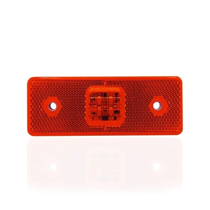 12V 24V Uyumlu Yan Kırmızı Marker 4 Led Lamba Reflektör Su Geçirmez SANEL SML01R