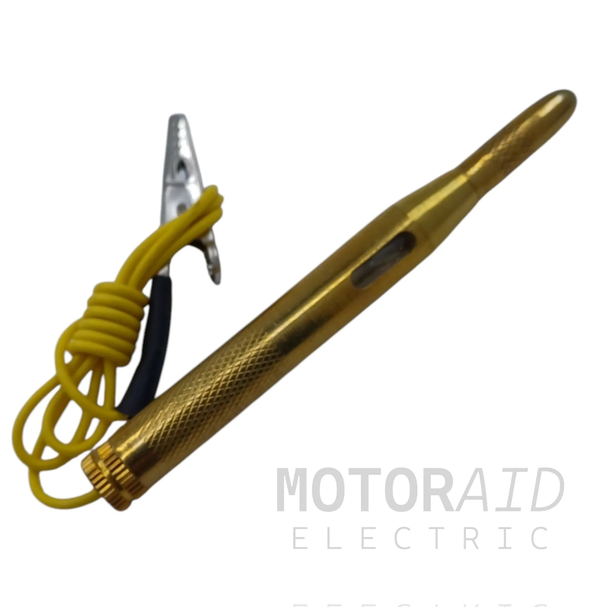 Oto Elektrik Kontrol Kalemi Işıklı Test 12V 24V Uyumlu 60cm Kablolu Metal Gövde