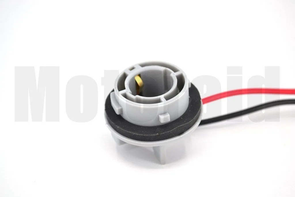 Plastik Soketli P21W 93 BA15S Ampul Duyu 0,75mm Bakır Kablolu