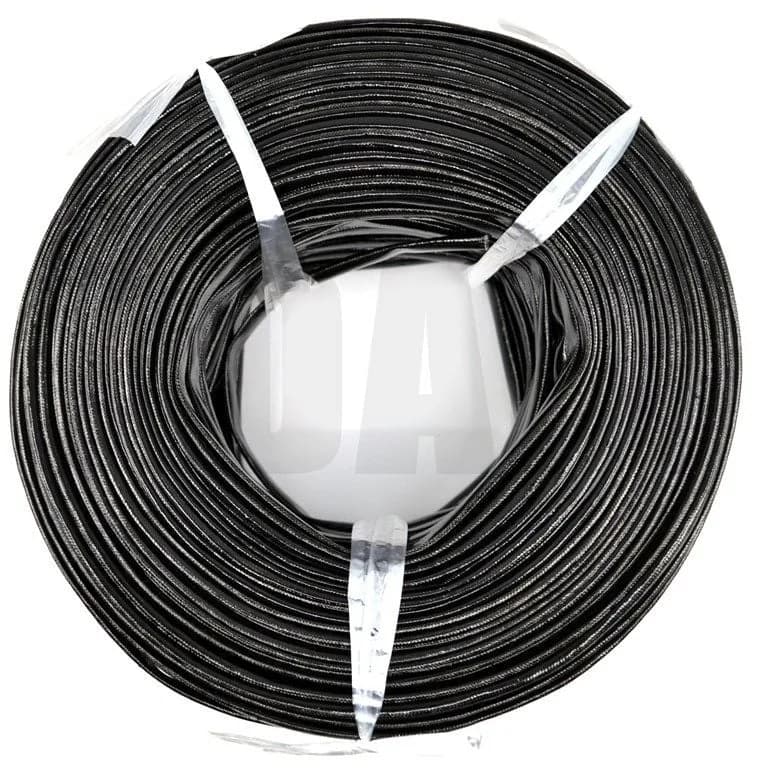 200 Metre 2,5mm Cam Elyaf Siyah Makaron MT-CM02-5S