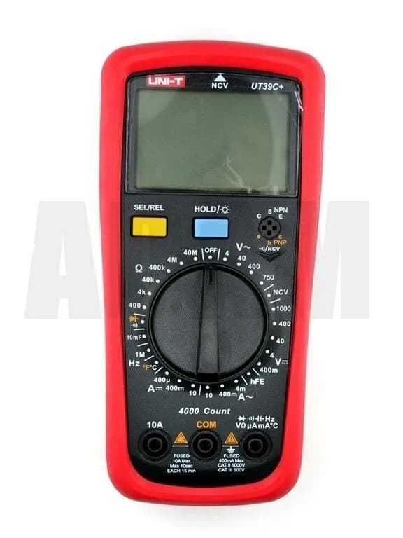 UNI-T UT39C+ Plus Dijital Multimetre - AC/DC Hassas Ölçü Aleti, Sıcaklık ve Kapasite Ölçer