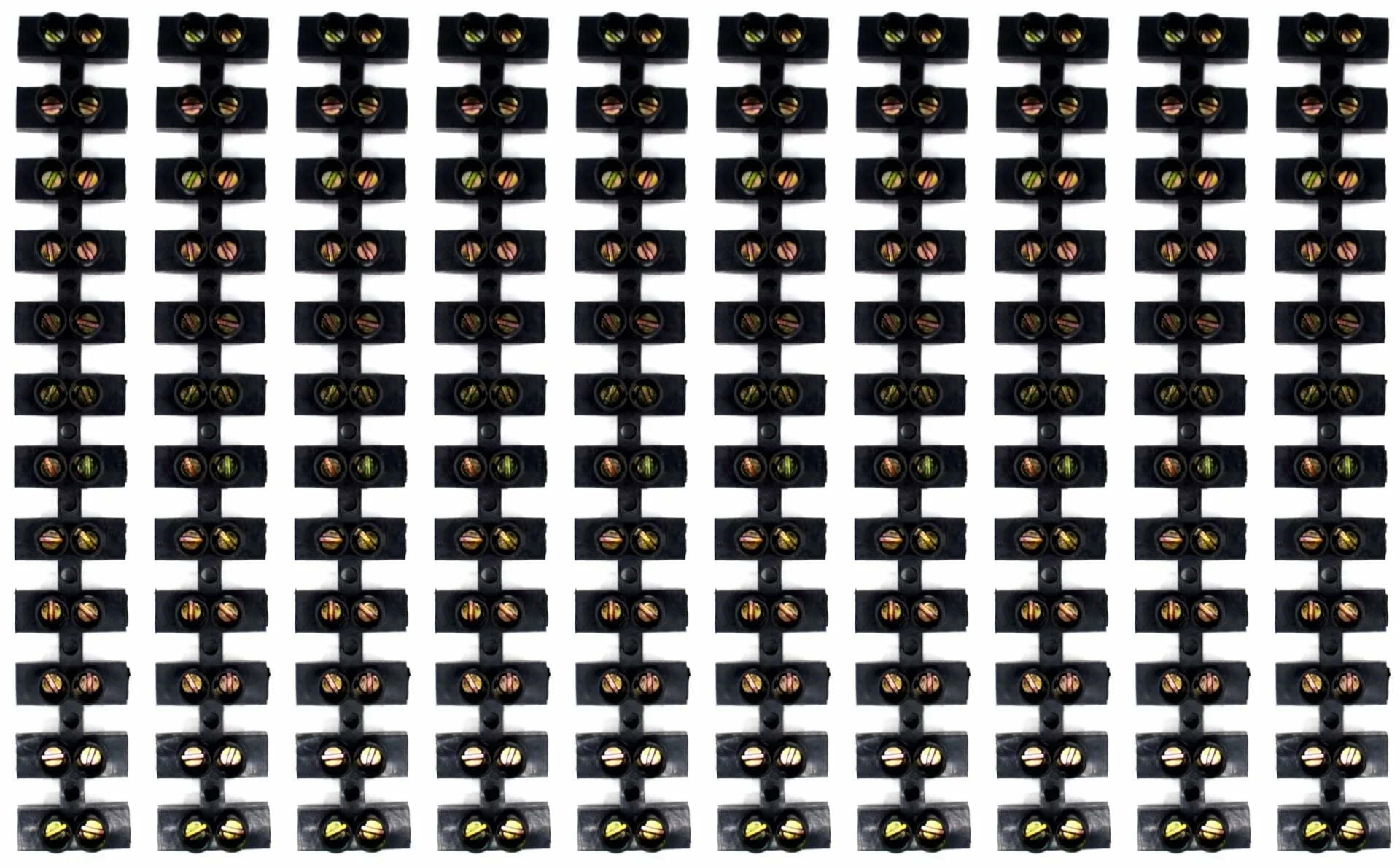 10 Adet No4 Siyah Sıra Klemens Maks. 6mm² Kabloya Kadar