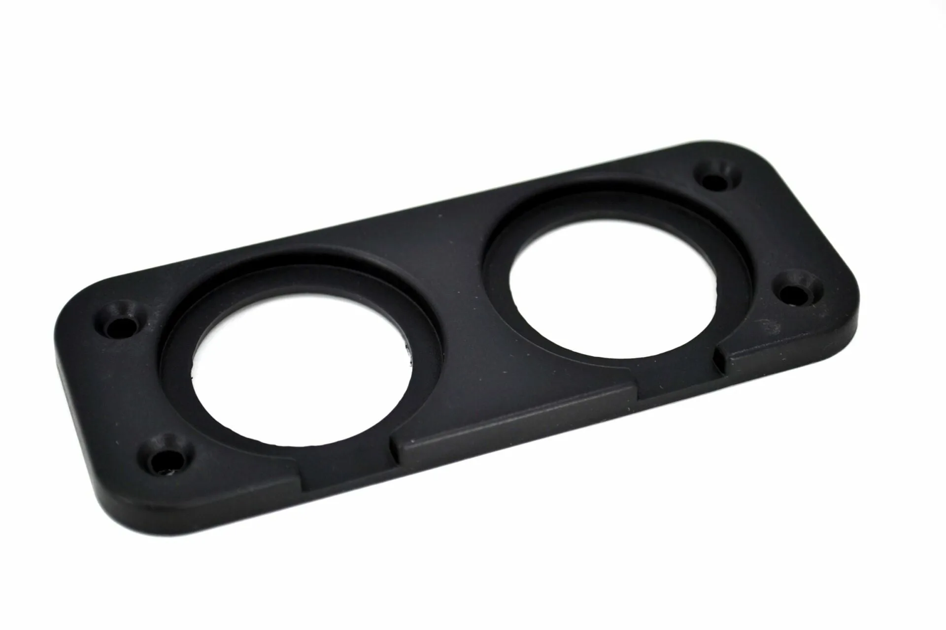 2 Yuvarlak Delikli Pano Montaj Port Plastik Yuva Çakmak USB Panel MT-SK62