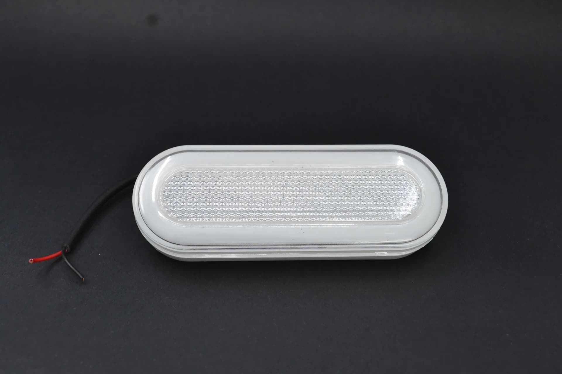 Dorse Karavan Neon Görünüm Led Sinyal İşaret Lamba Beyaz 12V 24V (Tek Devreli Ortası Işıksız Reflektör)
