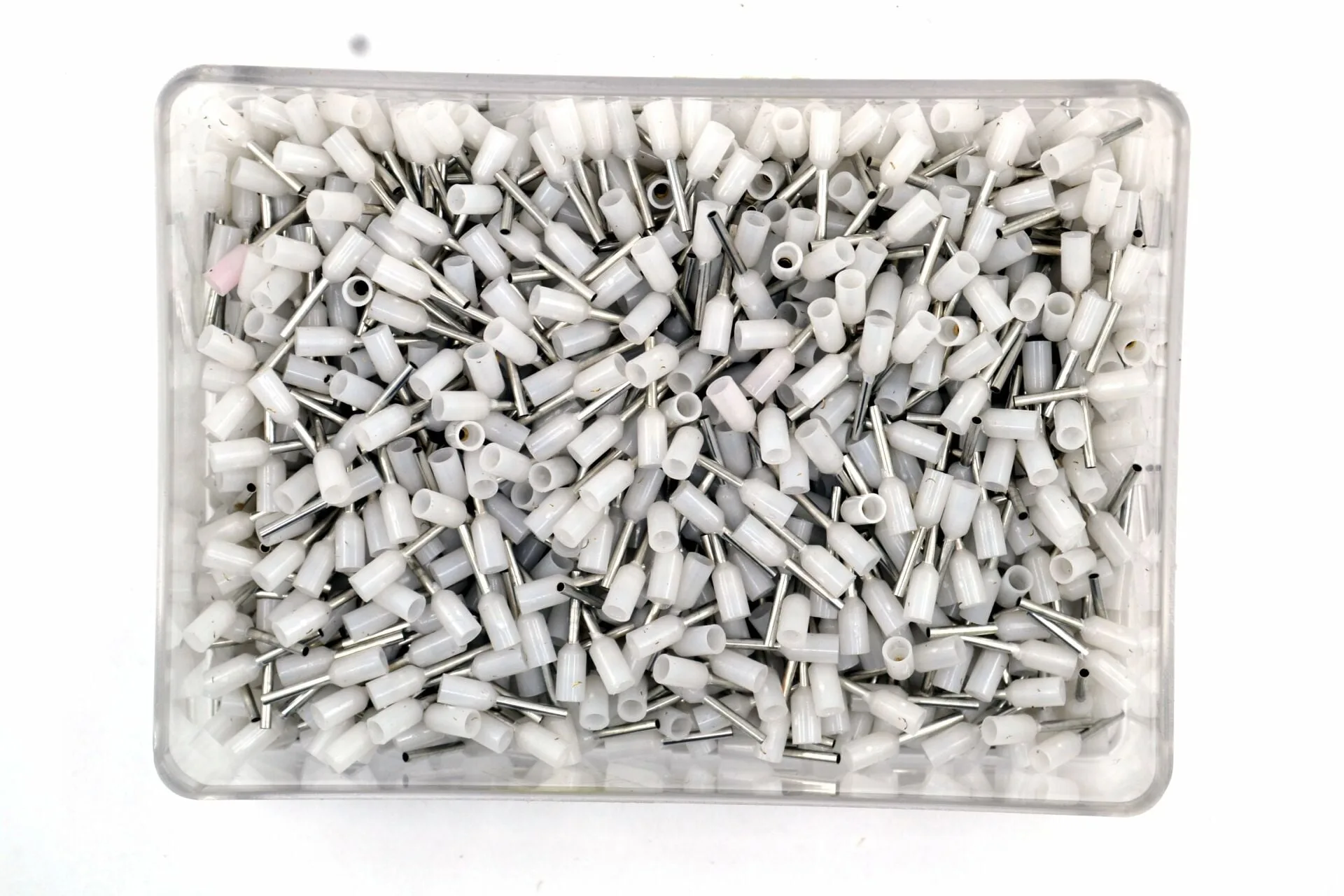 1000 Adet 0,50mm² Kablo Yüksüğü Bakır Beyaz Yüksük TYIF-0,50