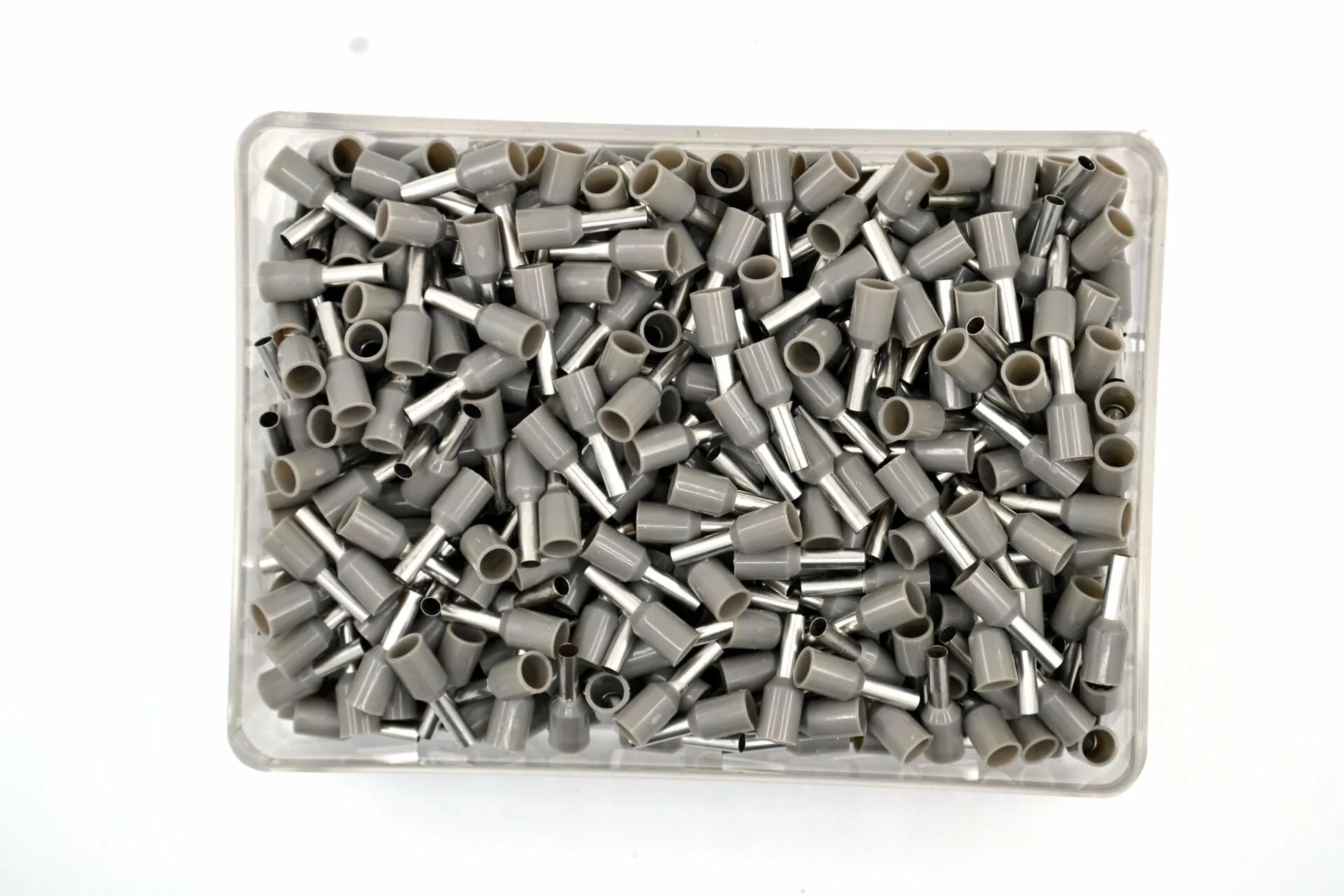 500 Adet 2,50mm² Kablo Yüksüğü Bakır Gri Yüksük TYIF-2,5