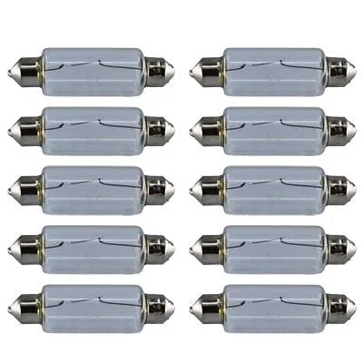 10 Adet 12V 15W Sofit Ampul 44mmx13mm