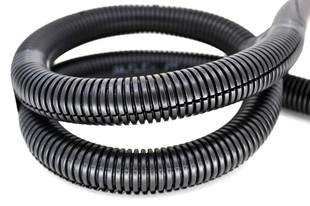 12mm Yarıklı Spiral Boru Kablo İzolasyon Hortumu Siyah Esnek