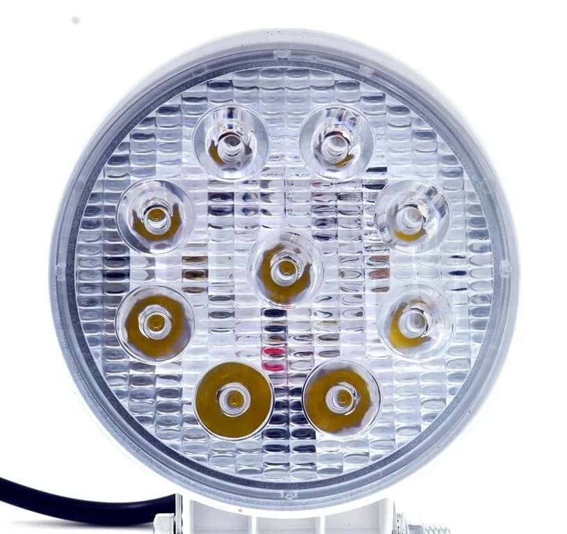 Deniz Günışığı Led Lamba 12V - 24V 27W Yuvarlak Beyaz Boyalı