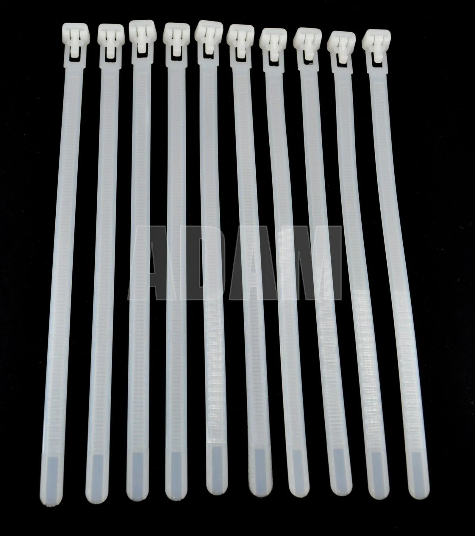 10 Adet 7,6mm 20Cm Açılabilir Kablo Bağı Beyaz TKBA-200H
