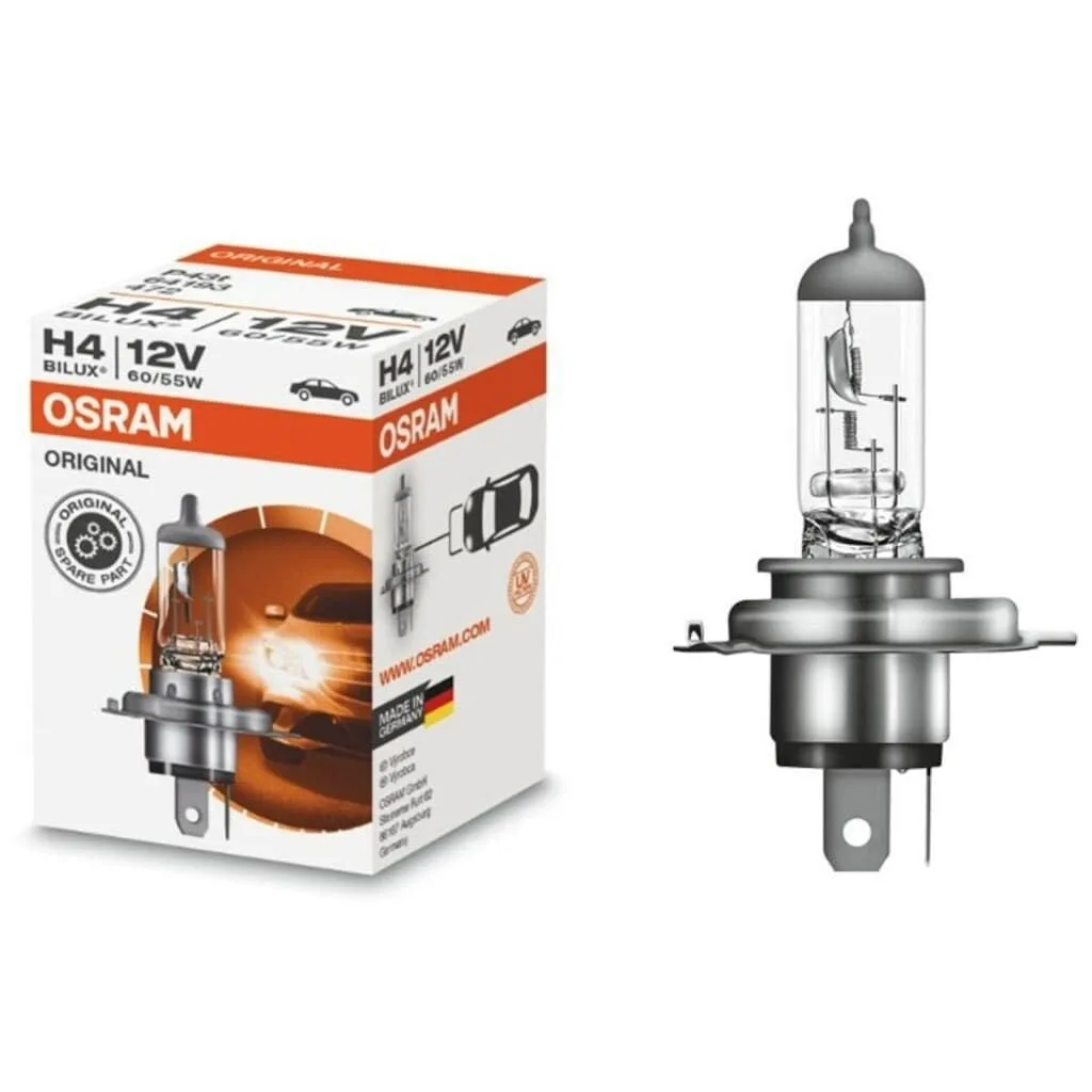 12V H4 Far Ampulü Alman Malı Orjinal 64193