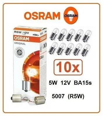12V 67 R5W Stop Ampulü 10 Adet Orjinal 5007 10X