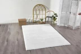 Jassrug Tavşan Tüyü Kürk Halı 80x120 Optik