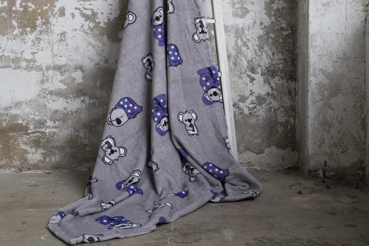 Dolce Bonita Home Wellsoft Çift Kişilik Battaniye 220x240 Koala Bear Mor