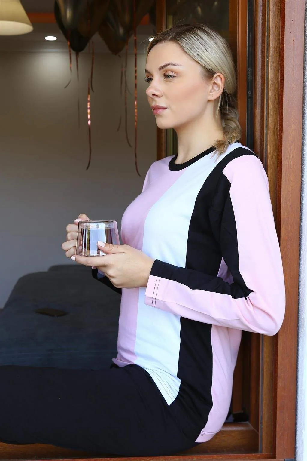 Angelino Kadın Uzun Kollu Penye Pijama Takımı 4173