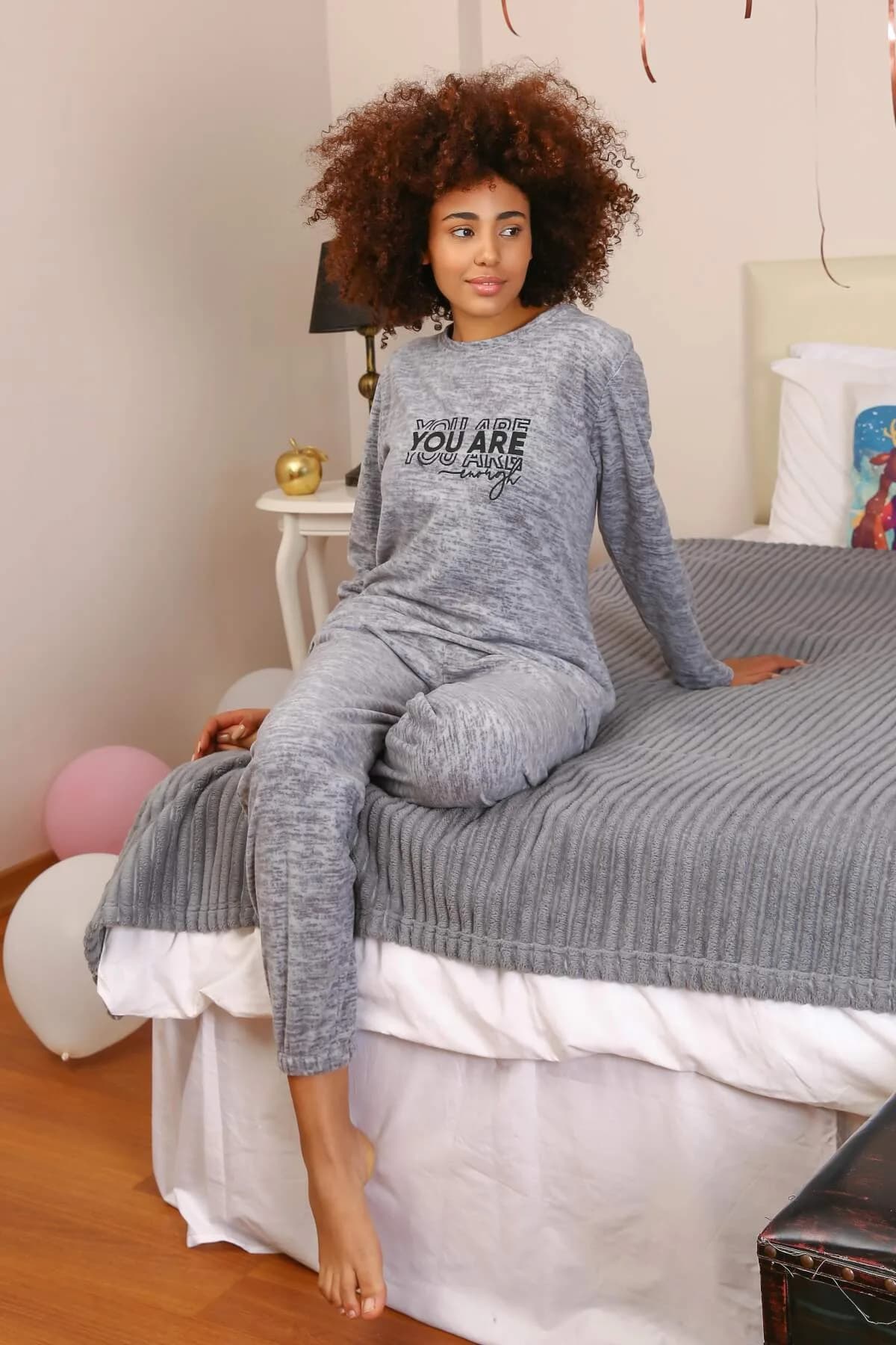 Welsoft Polar Kadın Pijama Takımı 8518