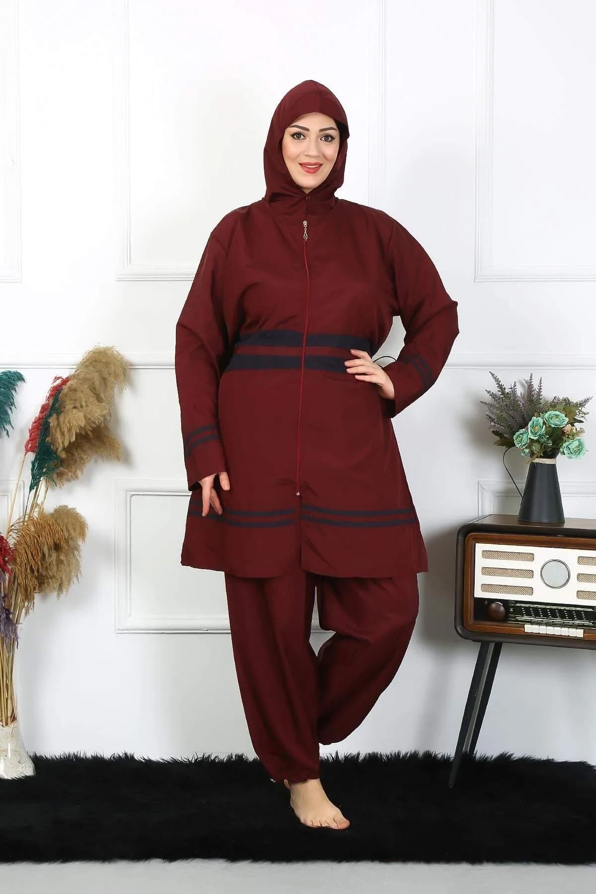 Büyük Beden Tesettür Mayo 7XL-8XL-9XL-10XL 55010