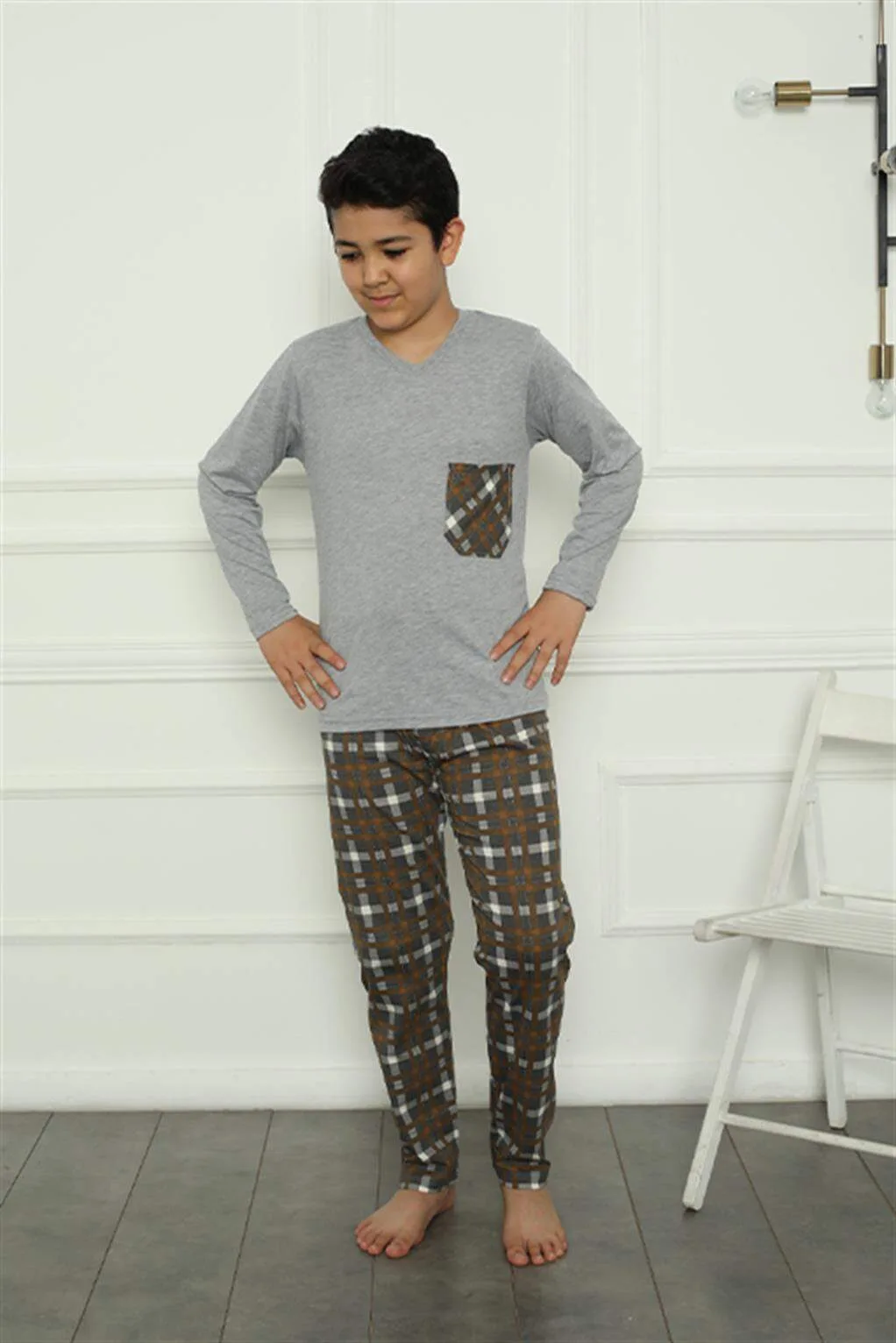 Erkek Çocuk Penye Pijama Takım 20387