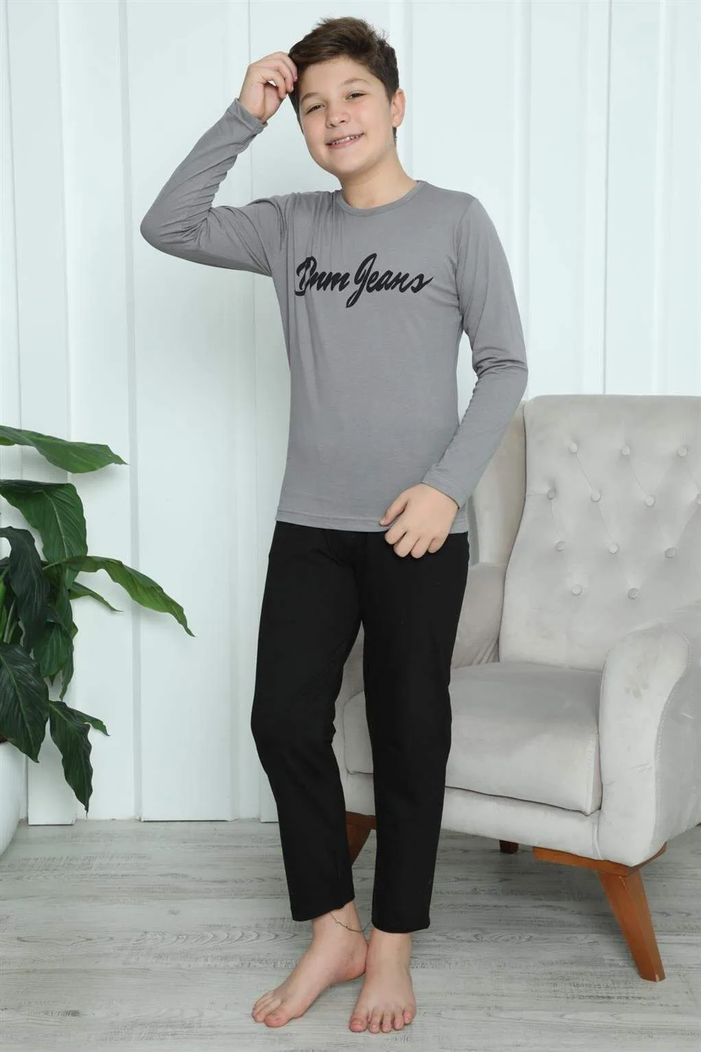 Erkek Çocuk Penye Pijama Takım 20416