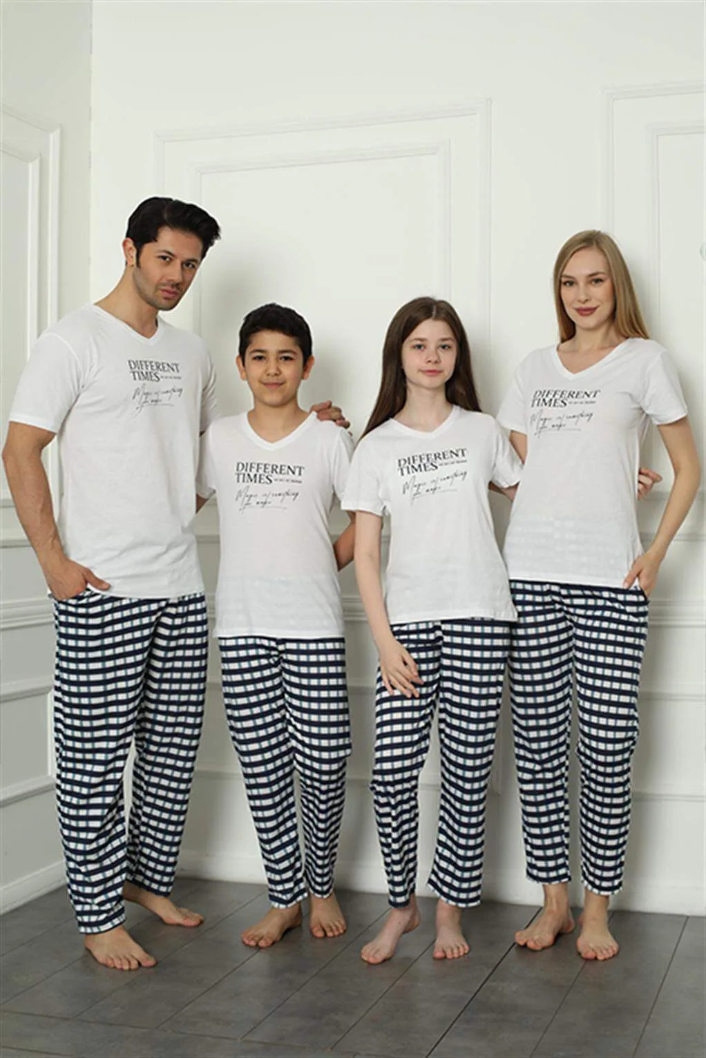 Angelino Aile Penye Pijama Takım (anne - kız) 50113 Ayrı Ayrı Satılır. Fiyatları Farklıdır
