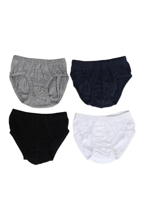 Erkek Çocuk Renkli Külot %100 Pamuk 4'lü Paket