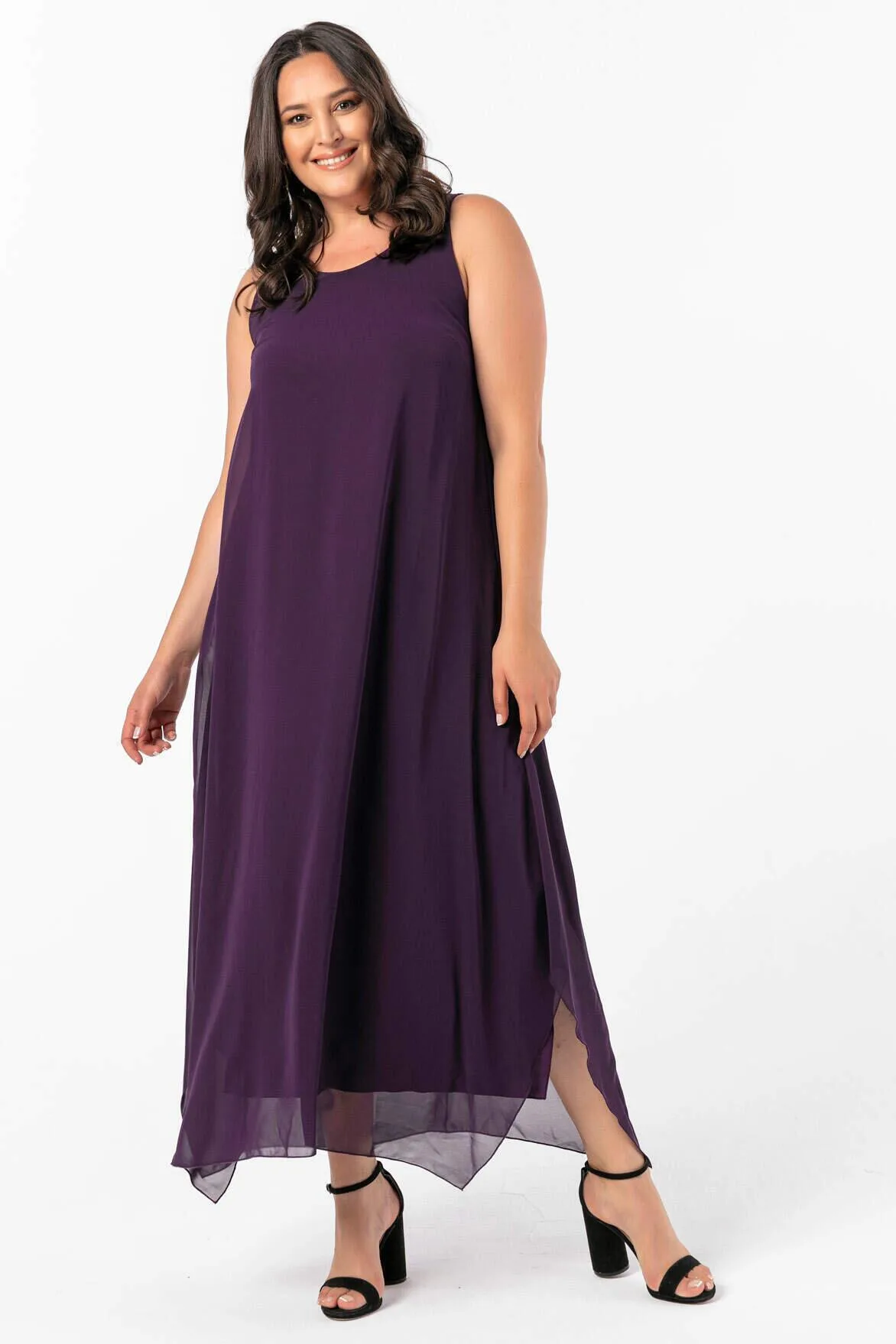 Kadın Rahat Kesim Şifon Abiye KL3066
