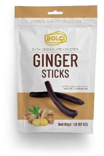 BİTTER ÇİKOLATALI ZENCEFİL ÇUBUĞU 80 g