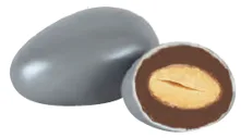 ŞEKER KAPLI SÜT ÇİKOLATALI BADEM DRAGE - (GRİ) 3 kg
