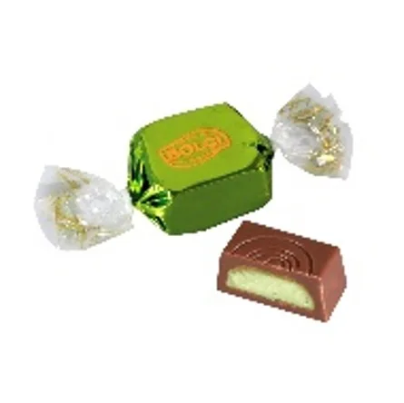 Fıstık Kremalı Sütlü Çikolata Küpleri Çift Bükümlü 1 kg