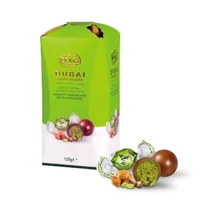 Fıstıklı Kadayıf Dolgulu Sütlü Çikolata 120 g