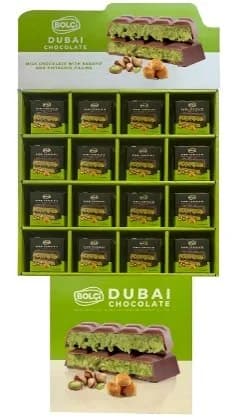 Fıstıklı Kadayıf Dolgulu Bitter Çikolata 90 g (Stand)