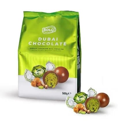 Fıstıklı Kadayıf Dolgulu Sütlü Çikolata Büküm 500 g