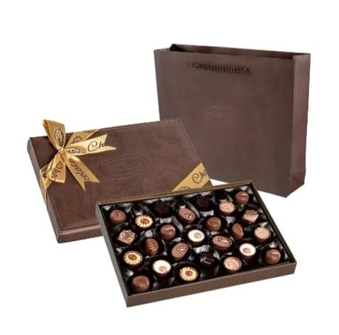 KOYU KAHVERENGİ DERİ KUTU 285 g