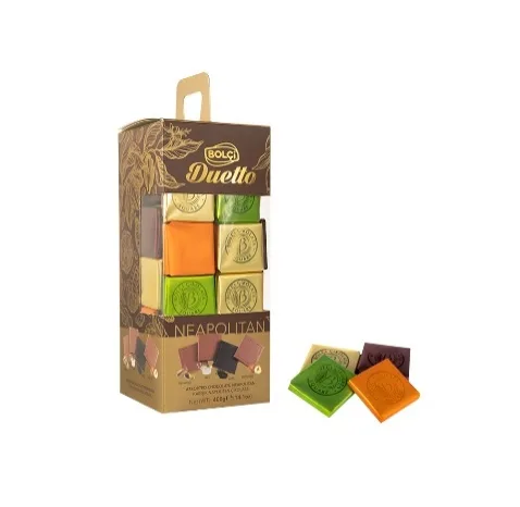 DUETTO 400 g (MLK, BİTTER, FINDIK & FISTIK)