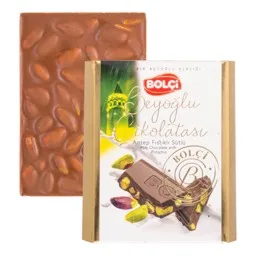 SÜT ÇİKOLATALI BÜTÜN FISTIKLI TABLET 60 g