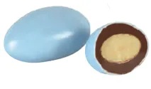 ŞEKER KAPLI SÜT ÇİKOLATALI BADEM DRAGE - (MAVİ) 3 kg