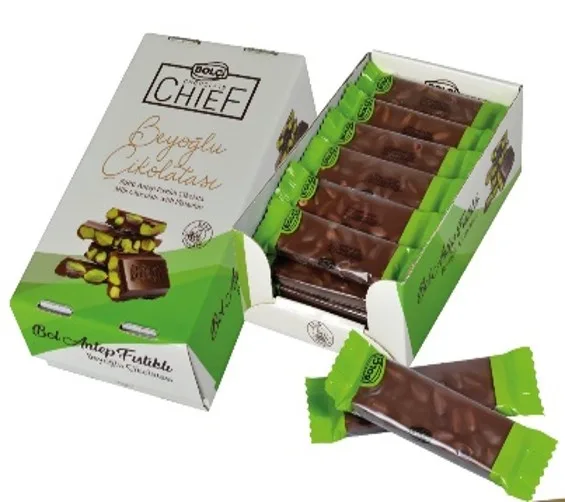 SÜT ÇİKOLATALI BÜTÜN FISTIK 25 g TEŞHİR KUTUSU