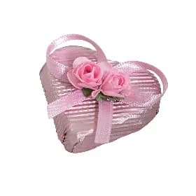 HEART - GIANDUJA DOLGULU SÜTLÜ ÇİKOLATA PEMBE 2 kg