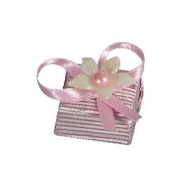 SQUARE - GIANDUJA DOLGULU SÜTLÜ ÇİKOLATA PEMBE 2 kg