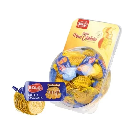 SÜT ÇİKOLATALI MADENİ PARA 60 g