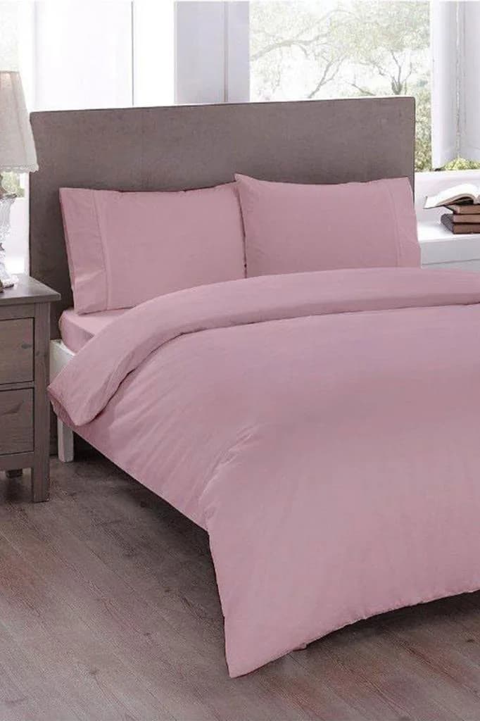 Çeyiz Diyarı Pure Lite Süper King Size Nevresim Seti 230x265 Pudra