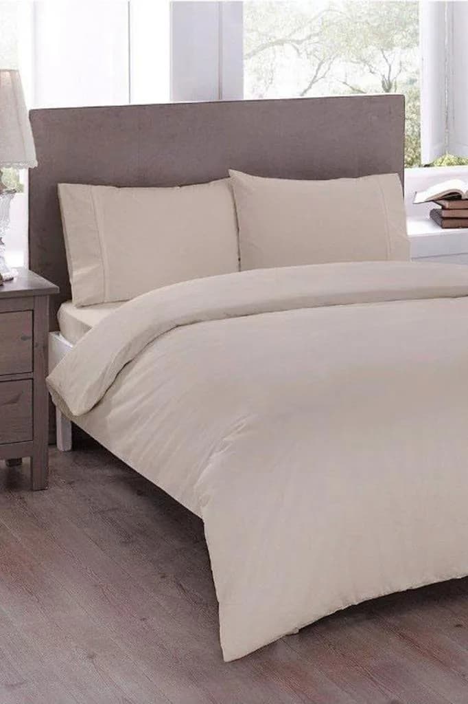 Çeyiz Diyarı Pure Lite King Size Nevresim Takımı 220x230 Krem