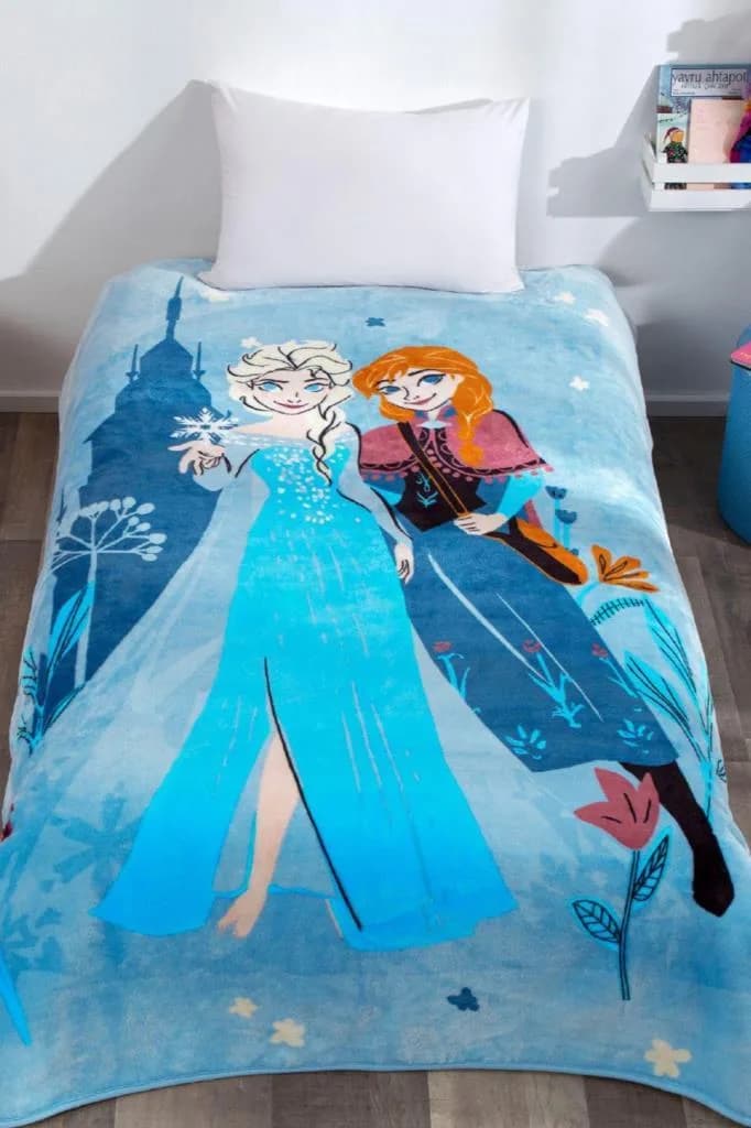 Frozen Lisanslı Tek Kişilik Battaniye