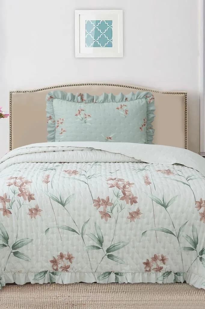 Breeze Doğal Rapsodi Tek Kişilik Yatak Örtüsü 180x240