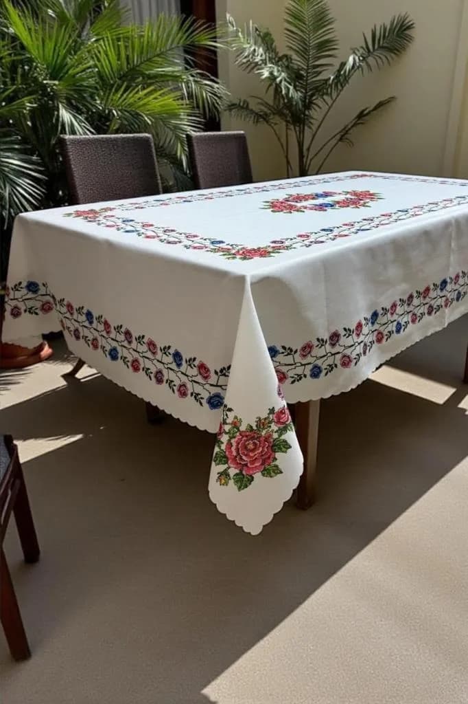Rengül Dertsiz Masa Örtüsü
