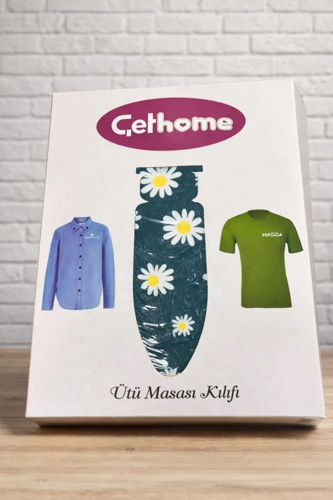ÇETHOME DAİSY LÜKS ÜTÜ MASASI KILIFI