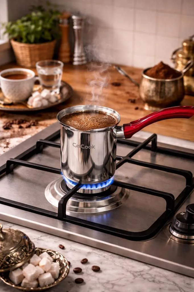 ÇETCOOK ÇELİK CEZVE