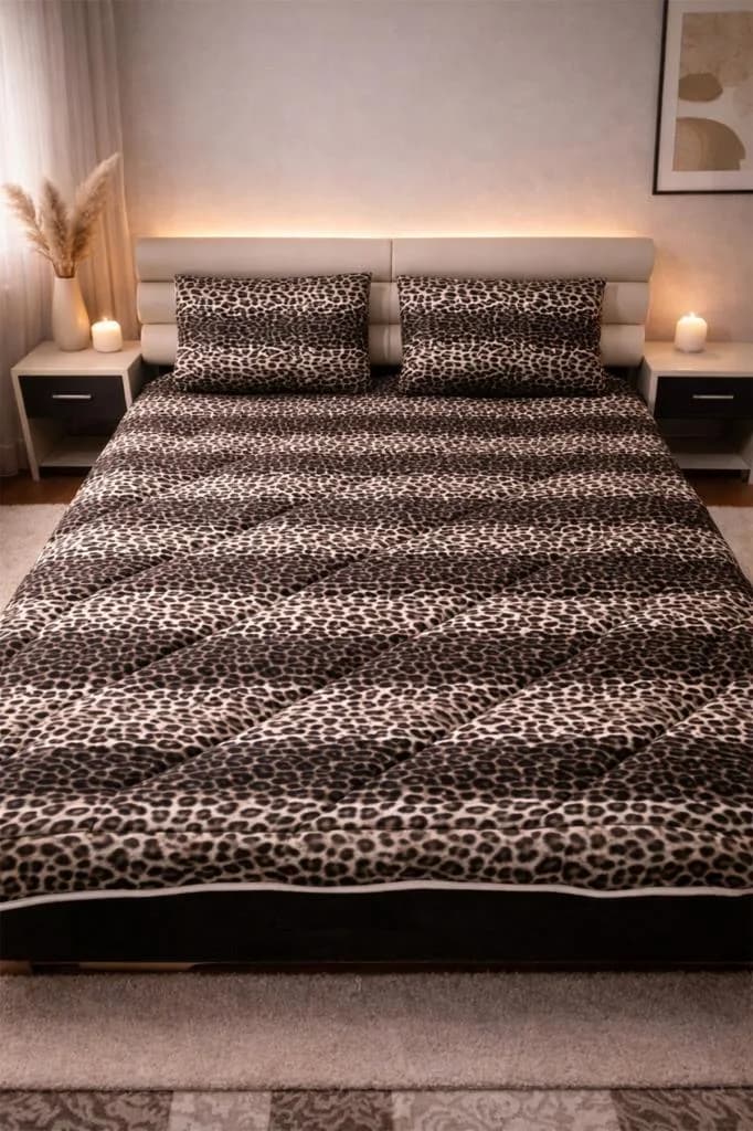 Leopar Wellsoft 195x215 Cm Çift Kişilik Yorgan Takımı
