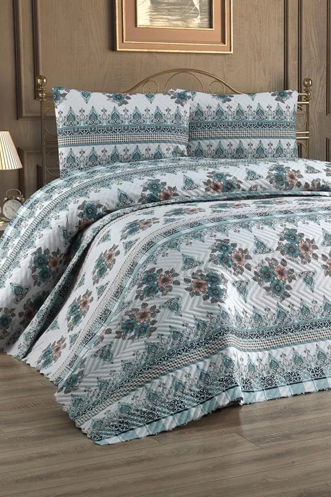 Ultrasonik Kapitoneli Neşe Çift Kişilik Pike Takımı 195x235 cm